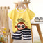 Yellow & Black Hello Summer 2 Pc Set NS6056E